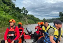 Tim SAR Gabungan Temukan Jasad Anjasmi di Sungai Musi